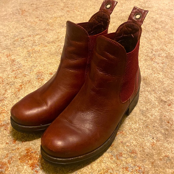 Beuno Florida Leather Chelsea Boot Burgundy Size EUR 41 / US 9.5-10 EUC - Picture 3 of 15
